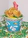 Gourmet Food : Scott's Cakes 1 lb. Snicker Doodle Cookies in a Blue Bunny Pail with Jelly Beans and Milk Chocolate Bunny