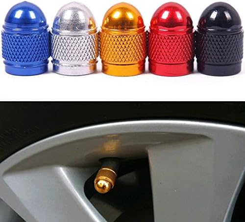 4X Aluminum Bullet Car Truck Pickup Air Port Cover Tire Valve Wheel Stem Cap