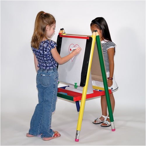Childrens Toyshop  Toys : Kids Dual Activity Easel