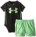 Under Armour Baby-Girls Newborn Nb Logo Muscle Short Set Black