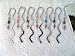 Pink Swarovski Crystal Silver Bookmark with Cross Charm Image