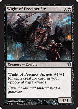 Magic The Gathering - Wight of Precinct Six (100/356) - Commander 2013