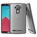 LG G4 Case - Poetic [Affinity Series] - [TPU Grip Bumper] [Corner Protection] Protective Hybrid Case for LG G4 (2015) Compatible with Both [Metallic & Ceramic Craft] Version and [Leather Back] Version Frost Clear/Gray (3-Year Manufacturer Warranty From Poetic)