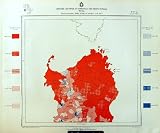 1933 Colour Map Italy Statistics Gaeta Land Ownership