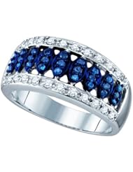 0.51CT BLUE DIAMOND FASHION RING