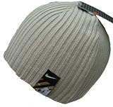 Adults Nike Knitted Beanie Woolly Beige Hat