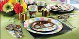 Whoo Loves You Baby - Baby Shower Owl Party Table Set - 16 Person