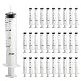 30pcs 10ml Disposable PP Syringe Slip Tip No Hypodermic Needle