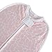 Woombie Original Nursery Swaddling Blanket - for Babies up to 6 Months (Pink Giraffe, 14-19 lbs)