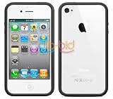 Silicone Bumper Frame Case Cover for iPhone 4G/4TH BLACK