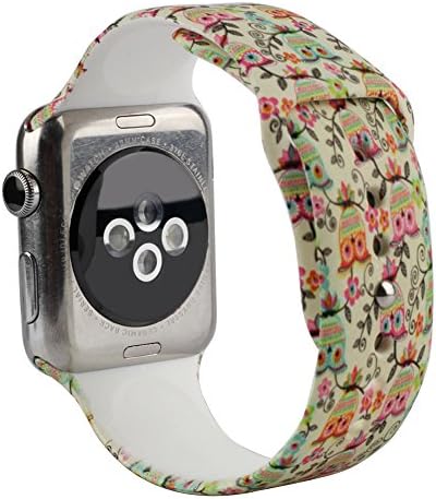AnBell Replacement Band for Apple Watch, Strap Bands for iwatch, Silicone Sport Style Wristband, Personalized Design, 16 Colors, Both 38mm and 42mm Models Available
