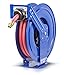 Coxreels Spring-Driven Fuel Hose Reel with Hose, Model# TSHF-N-550, 3/4" Hose ID, 50