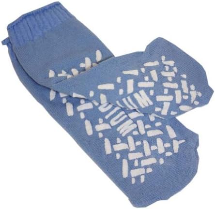 Single-Side Tread Socks-BLUE-MEDIUM (Adult Sizes: 6-7)