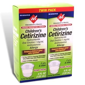 Members Mark Cetirizine Allergy Tablets