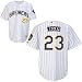 Rickie Weeks Milwaukee Brewers Authentic Alternate Home Jersey By ...