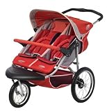  : InStep Safari Swivel Double Jogging Stroller (Rose/Khaki)