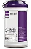 PDI Super Sani-Cloth Germicidal Disposable Wipes, 7.5"x15", 65 Count