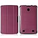 MoKo LG G Pad 7.0 Case - Ultra Slim Lightweight Smart Shell Stand Cover Case with Auto Wake / Sleep for LG G Pad V400 / V410 (LTE) / VK410 / UK410 / LK430 (G Pad F7.0) 7-Inch Android Tablet, PURPLE