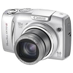 Canon PowerShot SX110 IS Digitalkamera (9 Megapixel, 10-fach opt. Zoom, 7,6 cm (3 Zoll) Display, Bildstabilisator) silber