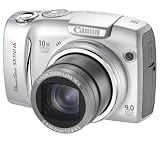 Canon PowerShot SX110 IS Digitalkamera (9 Megapixel, 10-fach opt. Zoom, 7,6 cm (3 Zoll) Display, Bildstabilisator) silber