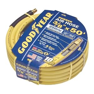 Goodyear Yellow Hose 250 PSI - 3/8 x 50 Feet