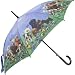 Galleria Giordano Puppies Auto Stick Umbrella