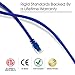 GearIT Cat 6 Ethernet Cable Pack - 20-Pack 2 ft Cat6 Ethernet Patch Cables | RJ45 Network Patch Cable, 10 Gbps Snagless Gold-Plated Connectors - Ethernet Cable Cat 6 for PC, TV, Router - Blue