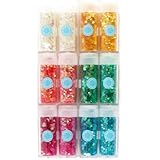 Martha Stewart Crafts Iridescent Hearts & Stars Glitter Set By The Package