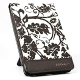 JAVOedge Fleur Flip Case for the Barnes and Noble Nook Color (Cocoa) - Latest Generation