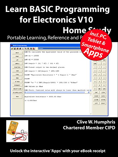 Learn BASIC Programming for Electronics V10 Home Study