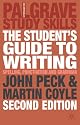 The Student's Guide to Writing: Spelling, Punctuation and Grammar (Palgrave Study Guides)