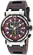 Chase-Durer Men's 224.2BR-LEA Trackmaster Pro Chronograph 2nd Edition Red-Stitched Leather Watch by Chase Durer