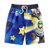 Boys Mario Kart Wii Swim Trunks