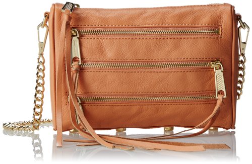 Rebecca Minkoff Mini 5-Zip Convertible Cross-Body Handbag