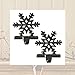 Iron Snowflake Stocking Hanger - Set of 2