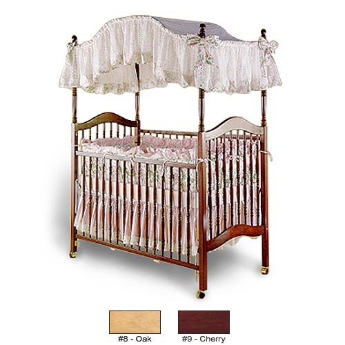 HEIRLOOM CANOPY CRIB - CHERRY