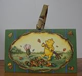 Winnie the Pooh Fall Wooden Small Basket W/handle