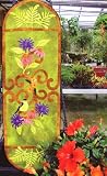 August Afternoon Runner Kit, wool applique pattern design by WoolyLady, table runner