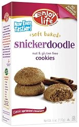 Enjoy Life Soft Baked Snickerdoodle Cookies, 6-Ounce Boxes (Pack of 6)