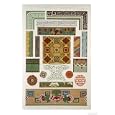 Chinese No 3, Plate LXI, from The Grammar of Ornament by Owen Jones Art Giclee Poster Print by Owen Jones, 24x32