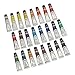 Grace Art Acrylic Paint Set - 24 Vivid Colors, 10 ML Tubes - Ideal For Beginners, Students Or Artists - Excellent Coverage On Paper, Canvas, Wood, Fabric And More .....