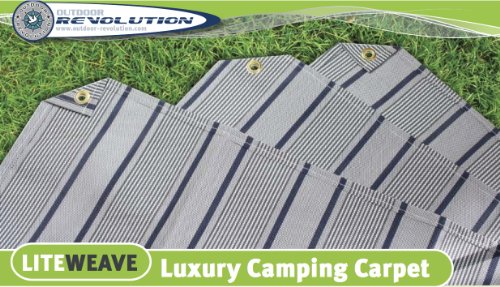 Outdoor Revolutions Liteweave Quality Awning Carpet Breathable Ground Sheet 440x240cm.