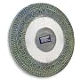 Solar Lighted Step Stone - Green Round