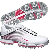 Nike 2010 Ladies Air Zoom Vapor II Golf Shoes, White/Aster Pink - Classic Charcoal, 6 M