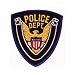 EAGLE CENTER POLICE Officer Shoulder Patch Badge Insignia Emblem Blue Border (2 INCLUDED, PAIR !)