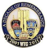 9/11 10th Anniversary Multi-Agency Pin
