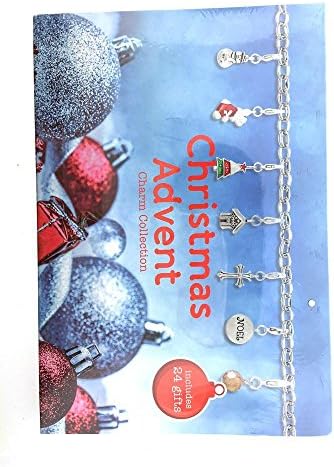 Christmas 2016 Silver Plated Charm Bracelet &amp; Charm Necklace Advent Calendar