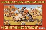 I learned long ago by Wilbur Pierce. ART PRINT ON CANVAS WITH BRUSHSTROKES with 3/4 inch deep bars. 28.07 inches width by 14.16 inches height. Highest Quality Art Poster Print