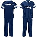 Reebok Seattle Seahawks Boy's 4-7 Short Sleeve Jersey and Pant Set