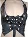 Gasoline Glamour Black Cold Hearts Custom Leather Vest